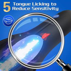 Mannelijke Glans Stimulator 10 Modi Penis Vertragingstrainer Vibrator Rotatie Masturbator Automatische Orale Climax Seks Toy voor Mannen - Product Image 3