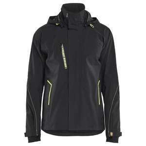 BLAKLADER - 448319179933XL Veste imperméable stretch Noir/Jaune-EAN 7330509947951 PROTECTION CONTRE LES TEMPS - Product Image 1
