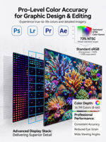 Monitor Portátil LED IPS de 18.5 Pulgadas Full HD 1920x1080 120Hz con Altavoz Integrado para Juegos, Computadora, PS4, Expansión Móvil