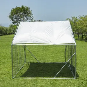 Nhiệm Vụ Nặng Nề Thép Mạ Kẽm Gà Chạy Coop Bao Vây 2X3X2M Khoảng Gà Coop Chạy - Product Image 1