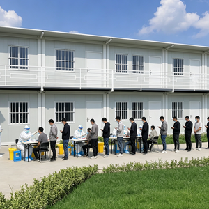Appartamento Modulare <span class=keywords><strong>in</strong></span> Container a 2 Piani con Cabina Doccia, Alloggio Prefabbricato di Alta Gamma, Ecologico e Impermeabile - Product Image 4