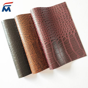 Animal Print Snake Leather Faux Crocodile Skin Fabric Snake Skin Python Synthetic Leather