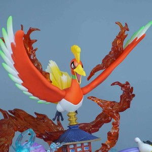 Figura de Anime Pokémoned Trio <span class=keywords><strong>Master</strong></span>, Rey del Viento, Escuadrón de Bestias Sagradas, Juguete de Moda, Regalo, Adorno de Escritorio Extra Grande, Coleccionables - Product Image 6