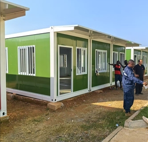 Venta de contenedores desmontables de 20 pies, casas de panel sándwich de acero a la venta, para uso en oficinas y hoteles - Product Image 1