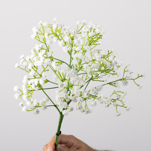 <span class=keywords><strong>Gypsophile</strong></span> artificielle en silicone souple, effet toucher réel, bleue, pour la décoration de tables, de maisons et d'événements (vente en gros) - Product Image 5