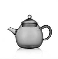 Théière en verre d'usine nouveau mini infuseur en verre de style petite bouilloire à thé capacité de 200ml