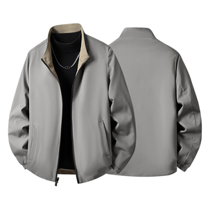 Chaqueta informal para hombres de mediana edad y mayores, nueva para primavera y otoño, holgada, transpirable, ligera, cómoda y cálida. - Product Image 3