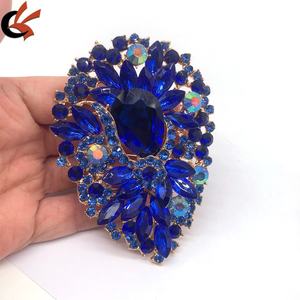 <span class=keywords><strong>Broche</strong></span> vintage en cristal rouge en forme de goutte d'eau, <span class=keywords><strong>grande</strong></span> <span class=keywords><strong>broche</strong></span> florale en strass pour les femmes, pour un mariage ou un cadeau de fiançailles - Product Image 5