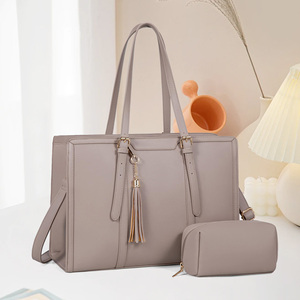 Conjunto de bolsos de mano de mujer personalizados de nueva fábrica, PU de gran capacidad de cuero bolso de mano a la moda, diseño <span class=keywords><strong>S</strong></span>, hombro para mujer - Product Image 6