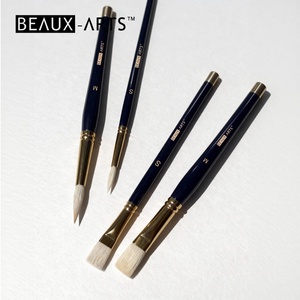 Pincel de Pelo de Cabra <span class=keywords><strong>Blanco</strong></span> para Acuarela con Imán, Fácil de Secar - Product Image 1