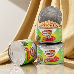 Flocons de <span class=keywords><strong>thon</strong></span> en conserve saveur Betutu, <span class=keywords><strong>thon</strong></span> frais <span class=keywords><strong>naturel</strong></span> riche en protéines, prêt à consommer, plat de poisson pratique 180g - Product Image 3