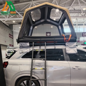 Outdoor Double Layers Cotton Waterproof Portable Inflatable Car Roof Tent Camping for Car With <b>Ladder</b> BKI-R Portable waterproof - Product Image 4