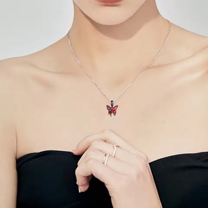 Abalorios Originales Cristianos Bonitos de Plata de Ley 925, Colgante de Mariposa, Libélula, Flores, Cuentas para Collar de Mujer y Pulsera DIY Fina - Product Image 5