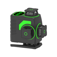 Niveau Laser mural professionnel 16 lignes 4D 360 faisceau vert auto-nivelant niveau rotatif Laser Vertical croix niveaux Laser