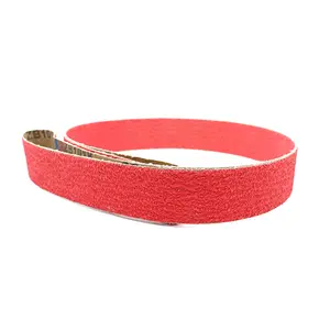 2x72 ceramic Sanding belt emery cloth sand bands for stainless steel surface finishing