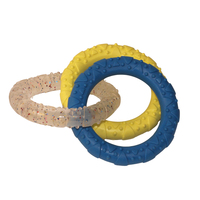 Juguete Interactivo de Lujo para Perros, Anillo de TPR con Superficie Texturizada, Ecológico, Diseñado para Jugar a Tirar, Liberar Energía y Uso Diario