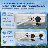 DDP a EE. UU. Router CPE Industrial 5G KuWFi 3000Mbps WiFi6 Puerto LAN 2.5G Preparado para energía solar Bandas Globales SA/NSA Módem 5G para exteriores para parques