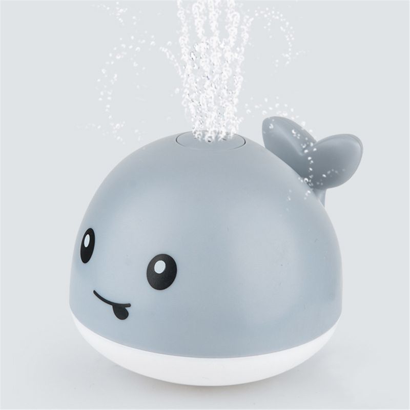 Low price light up whale water sprinkler pool baby bath toys for toddlers infants