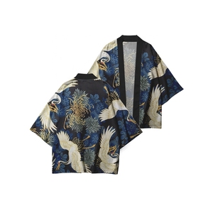 Chaqueta con estampado de moda, Kimono japonés, cárdigan para <span class=keywords><strong>mujer</strong></span>, Hinoki Yukata, Cosplay, traje tradicional samurái japonés - Product Image 2