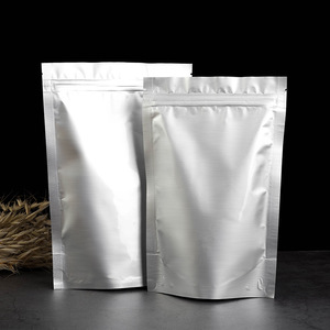 ขายส่งฟอยล์อลูมิเนียมยืนขึ้นซิปผนึกระยะยาวความชื้นหลักฐานถุง Mylar สำหรับการจัดเก็บอาหารที่มีโช้คออกซิเจน - Product Image 4