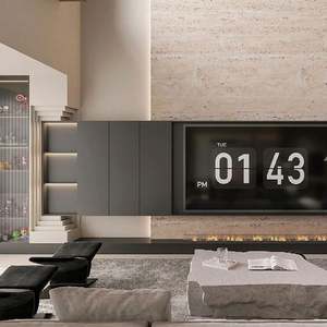 Meubles de villa et d'appartement en bois au design moderne personnalisé pour le salon - Product Image 5