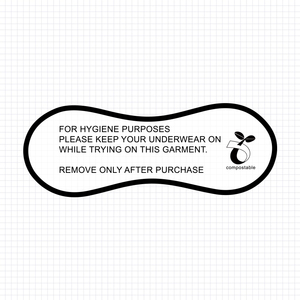 Op Voorraad Doorzichtige Zelfklevende Sticker Transparante Hygiënische Voering Voor Badkleding Biedt Hygiënische Bescherming En Draagbaarheid - Product Image 3