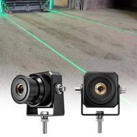 Peralatan Forklift Industri Luar Ruangan yang Dapat Disesuaikan, Proyektor Garis Laser Virtual RGB Penanda Area Berbahaya, Lampu Penanda Lantai