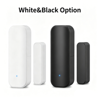 Détecteur d'ouverture/fermeture de porte intelligent WALE Tuya WiFi à piles, compatible avec l'application Smartlife, notifications, compatible Alexa, pour hôtel