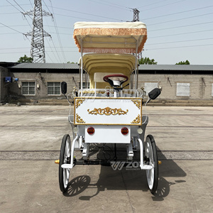 Charrette Électrique Haute Performance à 4 Roues, Alimentée par Batterie, pour Visites Touristiques et Utilisation dans les Parcs d'Attractions - Product Image 3