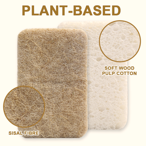 Productos Ecológicos, Esponja de Celulosa de Coco para Lavar Platos, Herramientas de Limpieza para el Hogar, Accesorios de Cocina, Estropajo Ecológico - Product Image 6