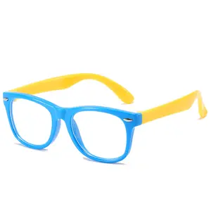 Colorful classical blue light blocking glasses children eyeglasses plastic frame optical fashion eyewear glasses kids