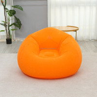 Sofá Inflable de PVC Ecológico Personalizado de Fábrica, Sillón Individual Plegable, Sofá Cama para Fitness y Culturismo, Modelo Taburete