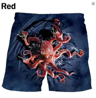 Nouveaux shorts d'été pour hommes à imprimé 3D visage d'animal amusant, motifs chien et éléphant, maillots de bain, shorts de plage pour les vacances