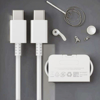 Penjualan langsung pabrik untuk 5A Tipe C ganda kabel Data PD 45W pengisian cepat bahan PVC kompatibel dengan Note Series Earphone