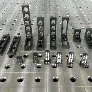 Abrazaderas de mesa de soldadura, accesorios de localización, pasadores de bloqueo, herramientas de medición de hierro fundido, piezas de hierro fundido, tamaño personalizado - Product Image 1