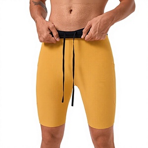 OEM Custom Seamless Mens Sports Compression <strong>Shorts</strong> Rib Nylon Spandex <strong>Shorts</strong> Solid Gym Active Cycling Running Tight <strong>Shorts</strong> - Product Image 2