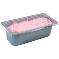 Nouvelle Offre 2026 : Bacs à Glace Rectangulaires de Luxe 5L en PS Écologique et Non Toxique, Personnalisables avec Logo, Gris, en Stock