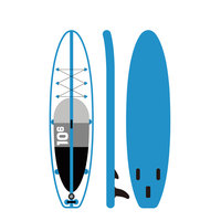 Planches de paddle gonflables avec pont antidérapant, planche de stand-up paddle tout-terrain avec aileron amovible