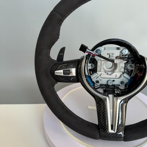 Volant sport en cuir noir personnalisé pour BMW F10 F20 F30 E60 E90 E92 F11F22 F30 F35 F31E70 E71F15 F16 M5 M3 M4 - Product Image 3