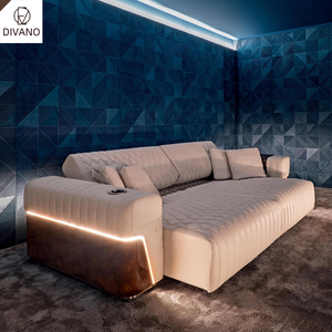 Muebles Italianos de Cuero Genuino, Sofás de Cuero de Lujo para el Hogar, VL IPE-FUORI SALONE, Producto de Muebles Italianos de Cuero Genuino - Product Image 3