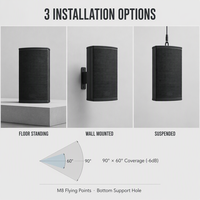 Speaker Audio Full Range Grosir 200W-500W RMS 8" 10" 12" 15" 90x60 Derajat Dispersi M8 Rigging Flying Loudspeaker