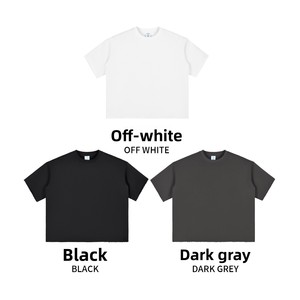 T-shirt en coton vintage pour homme, coupe ample à manches courtes, jersey uni avec bordure <span class=keywords><strong>Mao</strong></span>, respirant, idéal pour l'été - Product Image 5