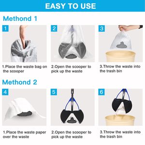 Uzun Saplı Katlanabilir Taşınabilir Evcil Hayvan Dışkı Toplayıcı Köpek Dışkısı Alma Aleti Açık Hava Köpek Dışkısı Toplayıcısı - Product Image 3