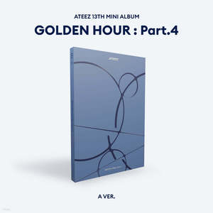 ATEEZ GOLDEN HOUR Parte 4 Versión A, Photobook de ATEEZ, Álbum de Historias K-pop con CD Musical - Product Image 1