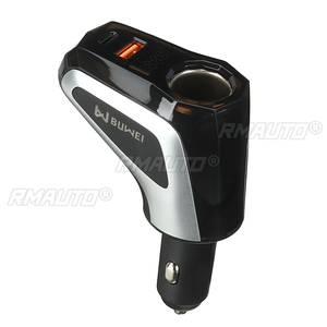 ที่ชาร์จในรถยนต์ Buwei DM32 พร้อมพอร์ต Type-C PD65W และ 100W ชาร์จเร็วพิเศษ พอร์ต USB ดีไซน์คริสตัล หน้าจอ LCD - Product Image 4