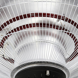 SF-1500F 1500 Watt Modern Steel <b>Electric</b> <b>Floor</b> Standing <b>Heater</b> for Indoor/Outdoor Use Home & Patio - Product Image 4