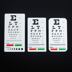 Support portable en PVC pour tableau des yeux Snellen de qualité professionnelle avec ligne de mesure Kit de <span class=keywords><strong>test</strong></span> oculaire domestique/clinique certifié ISO - Product Image 5