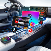 Caja Inteligente para Auto 2GB+16GB/4GB+32GB, Dongle Inalámbrico CarPlay y Android Auto, Plug and Play, Caja Multimedia de Video para Sistema de Auto de Fábrica