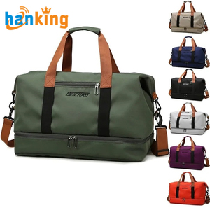 Ehanking Bolsa de Viaje de Gran Capacidad, Bolsa Deportiva Portátil con Separación en Seco y Húmedo, Ligera, Multifuncional, para Acampar - Product Image 1