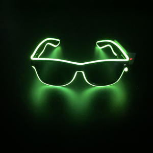 Nuevas Gafas de Fiesta Fluorescentes con Luces LED, Montura Cuadrada de Plástico, Lentes Luminosas para Baile, Estilo Moderno - Product Image 6